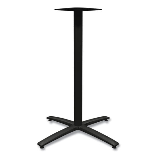 Between Standing-height X-base For 42" Table Tops, 32.68w X 41.12h, Black