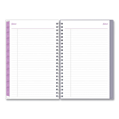 Laila Create-your-own Cover Weekly/monthly Planner, Wildflower Artwork, 8 X 5, Purple/blue/pink, 12-month (jan-dec): 2024