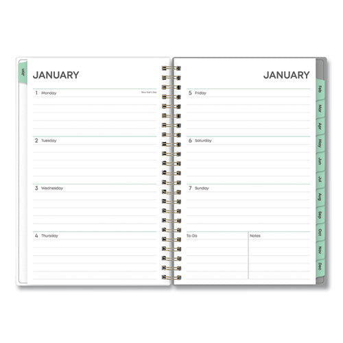 Sophie Frosted Weekly/monthly Planner, Sophie Floral Artwork, 8 X 5, Multicolor Cover, 12-month (jan To Dec): 2024