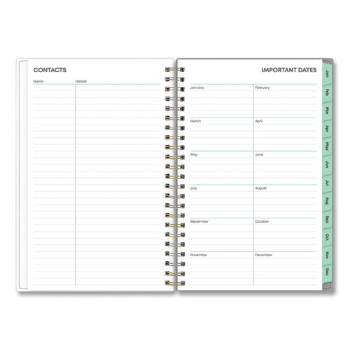 Sophie Frosted Weekly/monthly Planner, Sophie Floral Artwork, 8 X 5, Multicolor Cover, 12-month (jan To Dec): 2024