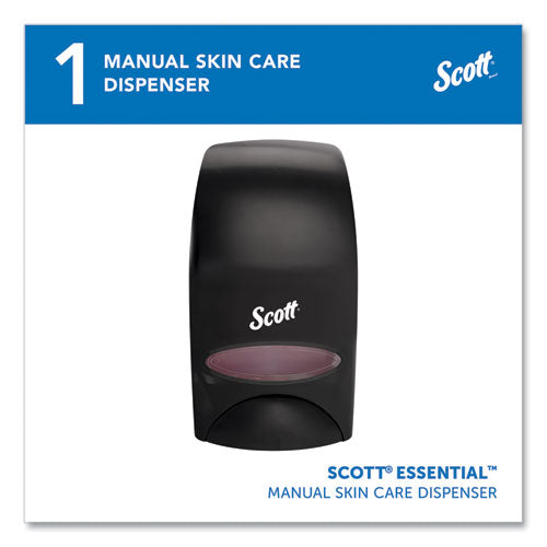 Essential Manual Skin Care Dispenser, For Traditional Business, 1,000 Ml, 5 X 5.25 X 8.38, Black