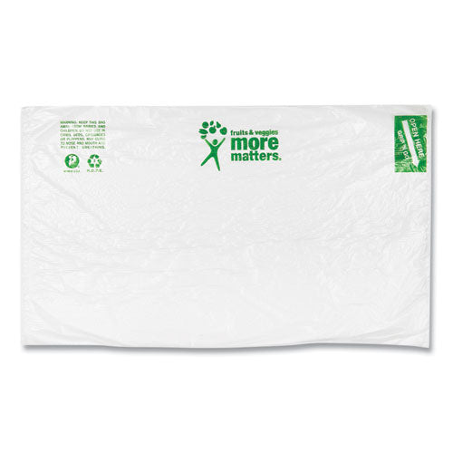 Produce Bags, 9 Microns, 12" X 20", Clear, 875 Bags/roll, 4 Rolls/carton