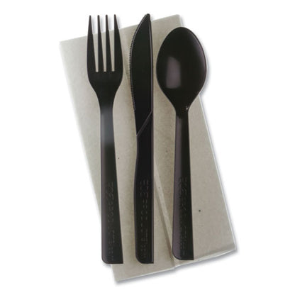 100% Recycled Content Cutlery Kit - 6", 250/carton