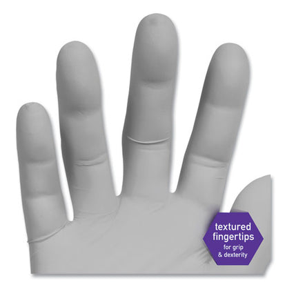 Sterling Nitrile Exam Gloves, Powder-free, Gray, 242 Mm Length, Large, 200/box