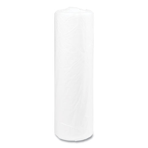 High-density Commercial Can Liners, 45 Gal, 14 Mic, 40" X 48", Clear, 25 Bags/roll, 10 Interleaved Rolls/carton