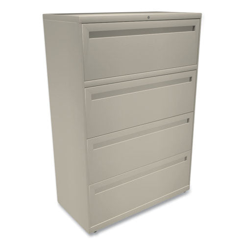 Brigade 700 Series Lateral File, 4 Legal/letter-size File Drawers, Putty, 36" X 18" X 52.5"