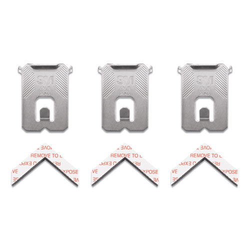 Claw Drywall Picture Hanger, Stainless Steel, 45 Lb Capacity, 3 Hooks And 3 Spot Markers