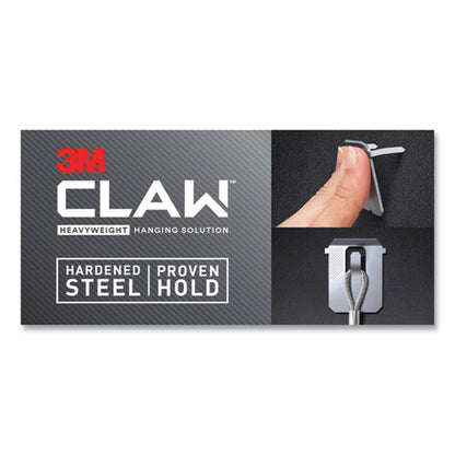 Claw Drywall Picture Hanger, Stainless Steel, 45 Lb Capacity, 3 Hooks And 3 Spot Markers