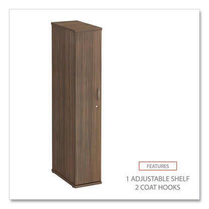 Alera Valencia Series Wardrobe, 11.88w X 22.78d X 65h, Modern Walnut