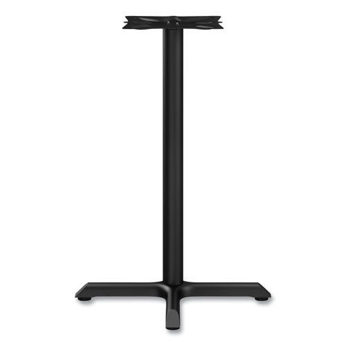 Alera Hospitality Series Single-column Bases, 27.5" Diameter X 40.38"h, 300 Lb Cap, Steel, Black