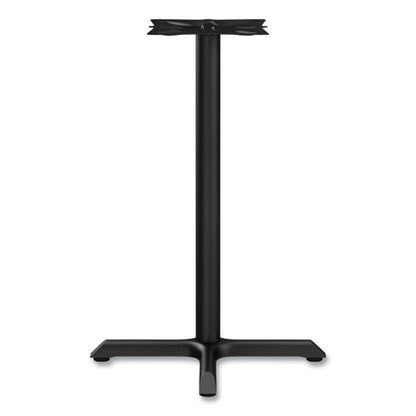 Alera Hospitality Series Single-column Bases, 27.5" Diameter X 40.38"h, 300 Lb Cap, Steel, Black