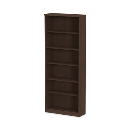 Alera Valencia Series Bookcase, Six-shelf, 31.75w X 14d X 80.25h, Espresso