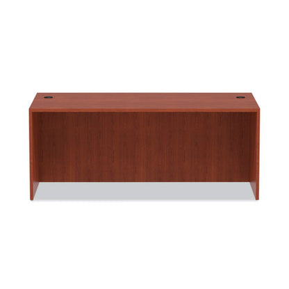 Alera Valencia Series Straight Front Desk Shell, 71" X 35.5" X 29.63", Medium Cherry