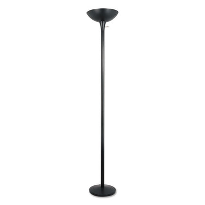 Torchier Floor Lamp, 12.5w X 12.5d X 72h, Matte Black