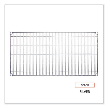 Industrial Wire Shelving Extra Wire Shelves, 48w X 24d, Silver, 2 Shelves/carton