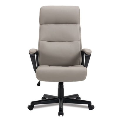 Alera Oxnam Series High-back Task Chair, Supports Up To 275 Lbs, 17.56" To 21.38" Seat Height, Tan Seat/back, Black Base