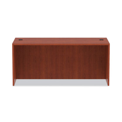 Alera Valencia Series Straight Front Desk Shell, 65" X 29.5" X 29.63", Medium Cherry