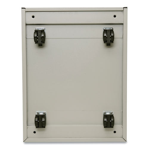 File Pedestal With Full-length Pull, Left Or Right, 3-drawers: Box/box/file, Legal/letter, Putty, 14.96" X 19.29" X 27.75"