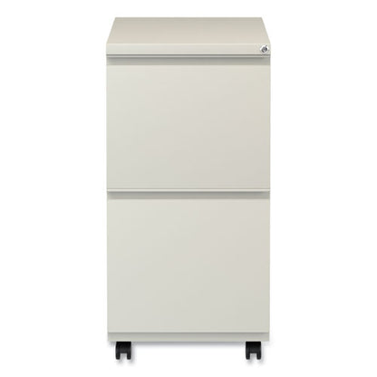 File Pedestal With Full-length Pull, Left Or Right, 2 Legal/letter-size File Drawers, Putty, 14.96" X 19.29" X 27.75"