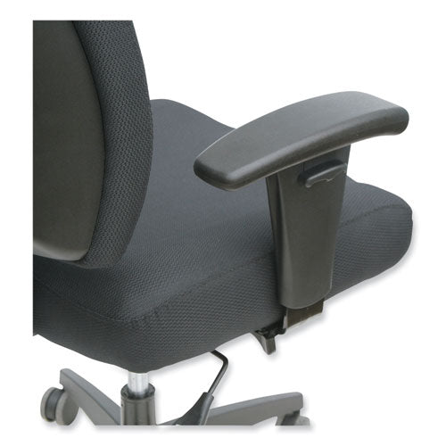 Alera Wrigley Series High Performance Mid-back Synchro-tilt Task Chair, Supports 275 Lb, 17.91" To 21.88" Seat Height, Black