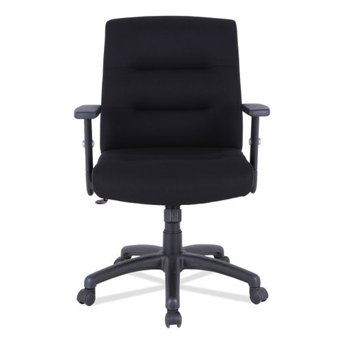 Alera Kesson Series Petite Office Chair, Supports Up To 300 Lb, 17.71" To 21.65" Seat Height, Black