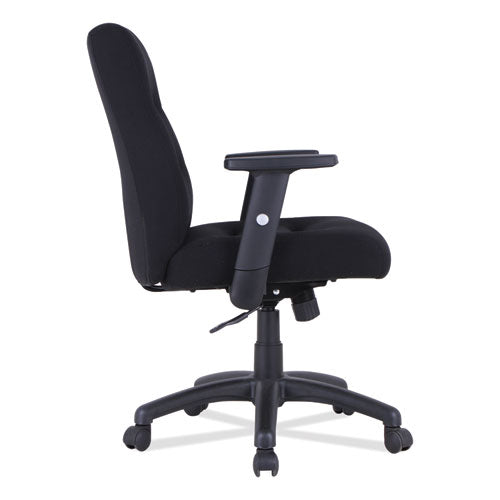 Alera Kesson Series Petite Office Chair, Supports Up To 300 Lb, 17.71" To 21.65" Seat Height, Black