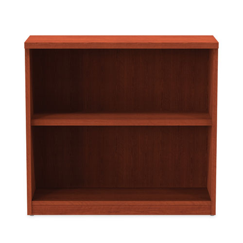 Alera Valencia Series Bookcase, Two-shelf, 31.75w X 14d X 29.5h, Med Cherry