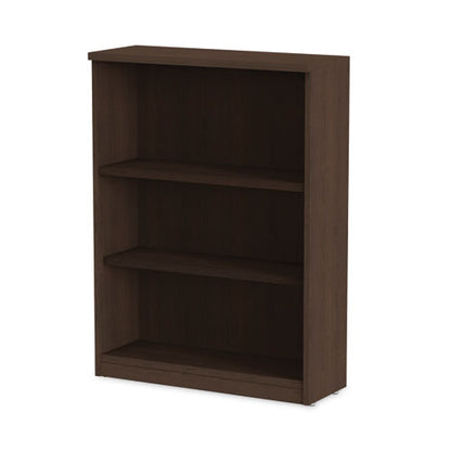 Alera Valencia Series Bookcase, Three-shelf, 31.75w X 14d X 39.38h, Espresso