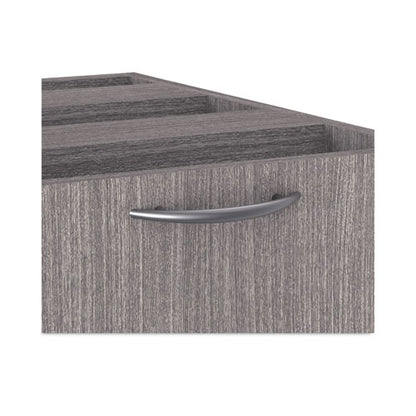 Alera Valencia Series Full Pedestal File, Left/right, 3-drawers: Box/box/file, Legal/letter, Gray, 15.63" X 20.5" X 28.5"