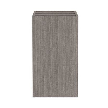 Alera Valencia Series Full Pedestal File, Left/right, 3-drawers: Box/box/file, Legal/letter, Gray, 15.63" X 20.5" X 28.5"