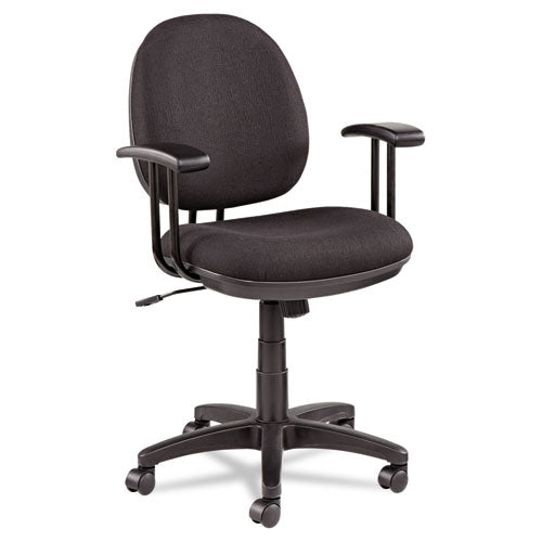 Alera Interval Series Swivel/tilt Task Chair, Supports Up To 275 Lb, 18.42" To 23.46" Seat Height, Black