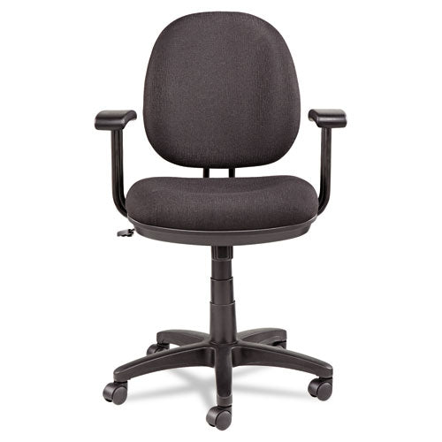 Alera Interval Series Swivel/tilt Task Chair, Supports Up To 275 Lb, 18.42" To 23.46" Seat Height, Black