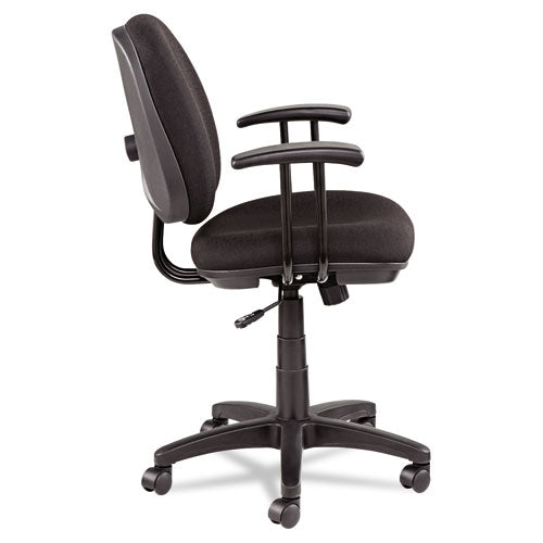 Alera Interval Series Swivel/tilt Task Chair, Supports Up To 275 Lb, 18.42" To 23.46" Seat Height, Black