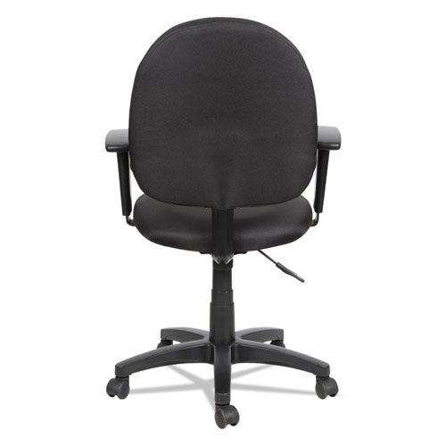 Alera Essentia Series Swivel Task Chair With Adjustable Arms, Supports Up To 275 Lb, 17.71" To 22.44" Seat Height, Black