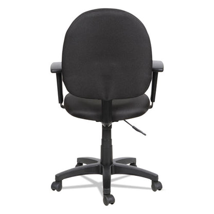 Alera Essentia Series Swivel Task Chair With Adjustable Arms, Supports Up To 275 Lb, 17.71" To 22.44" Seat Height, Black