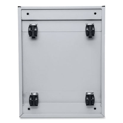 File Pedestal With Full-length Pull, Left Or Right, 2-drawers: Box/file, Legal/letter, Light Gray, 14.96" X 19.29" X 21.65"