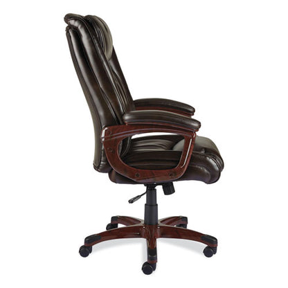 Alera Darnick Series Manager Chair, Supports Up To 275 Lbs, 17.13" To 20.12" Seat Height, Brown Seat/back, Brown Base