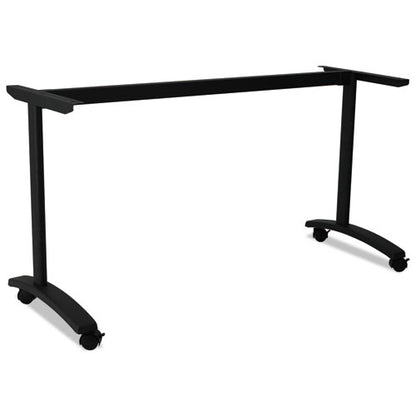 Alera Valencia Series Training Table T-leg Base, 54w X 19.75d X 28.5h, Black