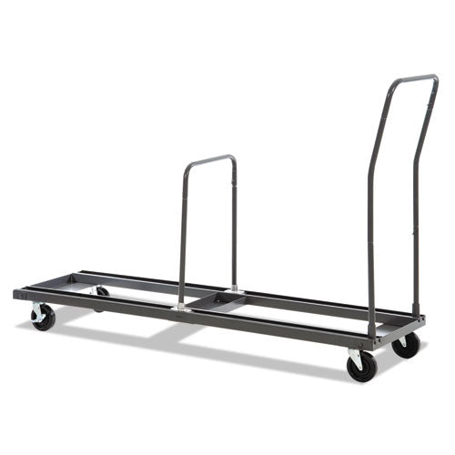 Chair/table Cart, Metal, 600 Lb Capacity, 20.86" X 50.78" To 72.04" X 43.3", Black