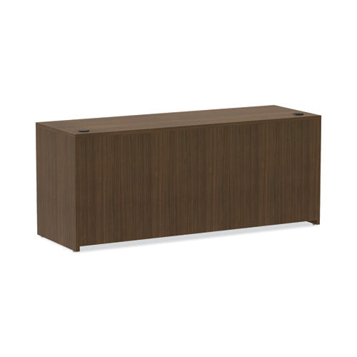 Alera Valencia Series Credenza Shell, 70.88w X 23.63d X 29.5h, Modern Walnut