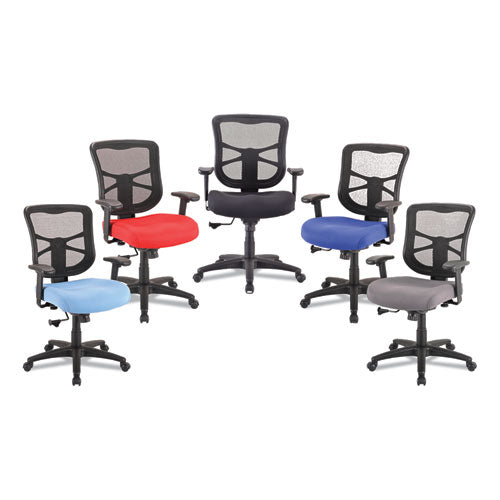 Alera Elusion Series Mesh Mid-back Swivel/tilt Chair, Supports Up To 275 Lb, 17.9" To 21.8" Seat Height, Black