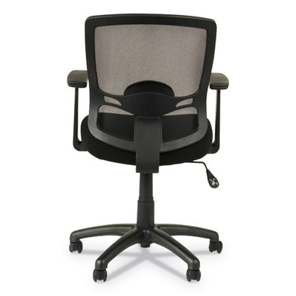 Alera Etros Series Mesh Mid-back Chair, Supports Up To 275 Lb, 18.03" To 21.96" Seat Height, Black