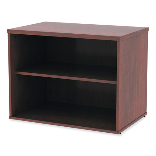 Alera Open Office Low Storage Cabinet Credenza, 29.5 X 19.13 X 22.78, Cherry