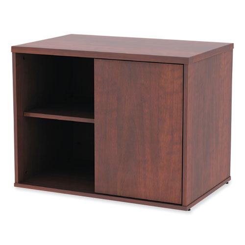 Alera Open Office Low Storage Cabinet Credenza, 29.5 X 19.13 X 22.78, Cherry