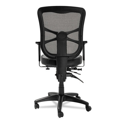 Alera Elusion Series Mesh Mid-back Multifunction Chair, Supports Up To 275 Lb, 17.7" To 21.4" Seat Height, Black