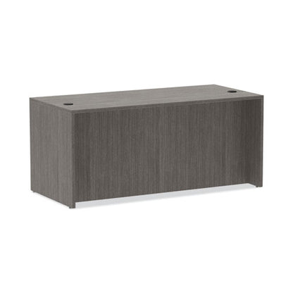 Alera Valencia Series Straight Front Desk Shell, 65" X 29.5" X 29.63", Gray