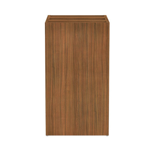 Alera Valencia Series Full Pedestal File, Left/right, 3-drawer: Box/box/file, Legal/letter, Modern Walnut,15.63 X 20.5 X 28.5