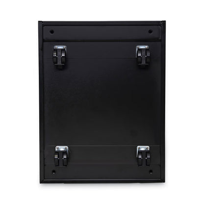 File Pedestal, Left Or Right, 3-drawers: Box/box/file, Legal/letter, Black, 14.96" X 19.29" X 27.75"