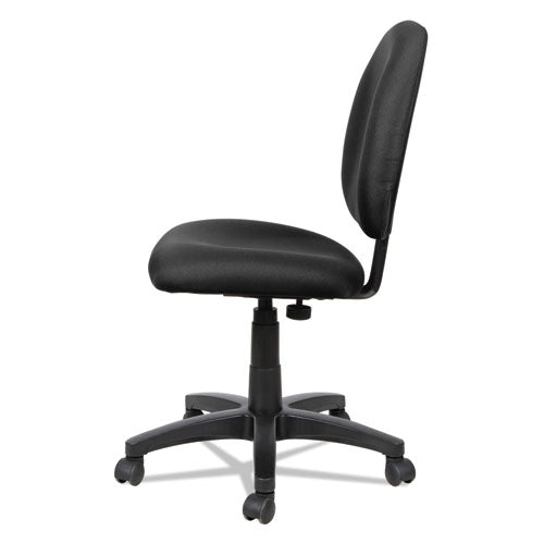 Alera Essentia Series Swivel Task Chair, Supports Up To 275 Lb, 17.71" To 22.44" Seat Height, Black