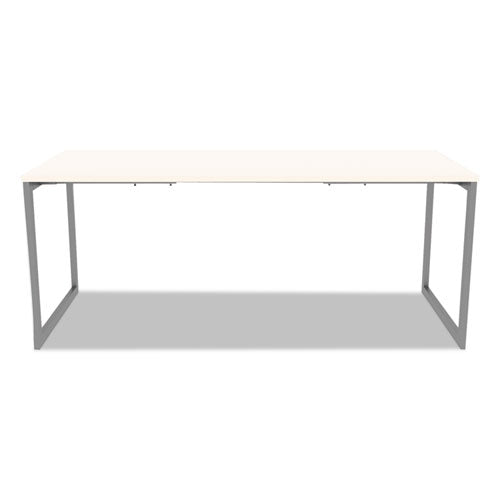 Alera Open Office Desk Series Adjustable O-leg Desk Base, 47.25 To 70.78w X 29.5d X 28.5h, Silver